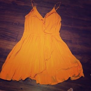 Express Flare Smock Dress